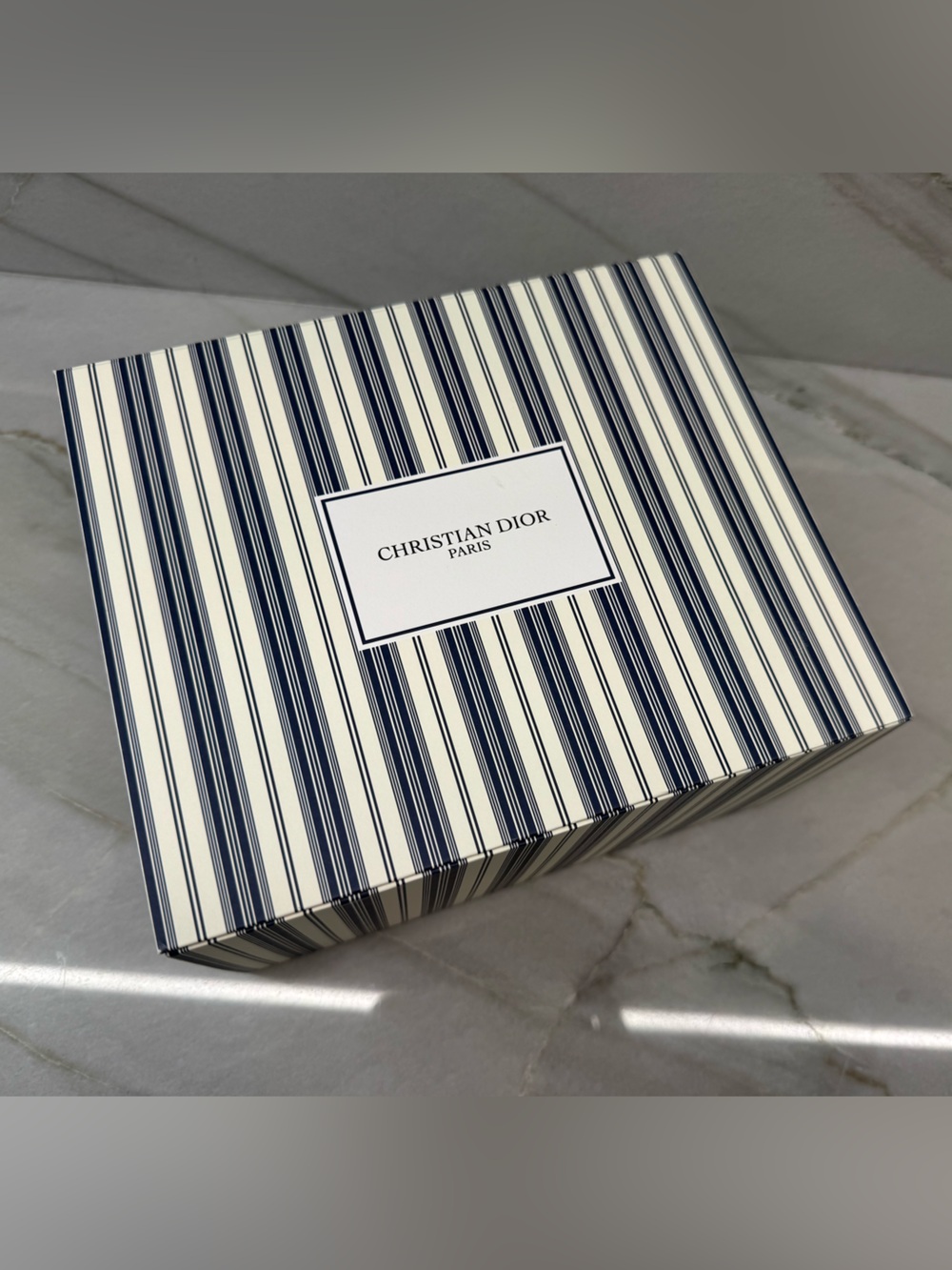 Christian Dior Striped Gift Box
